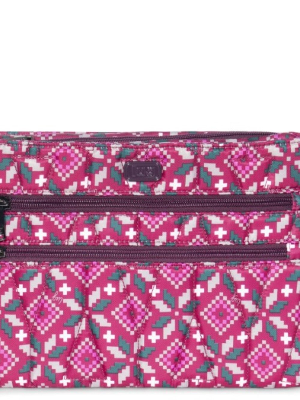 Lug Dazzle Crossbody Bag Fair Isle Wine